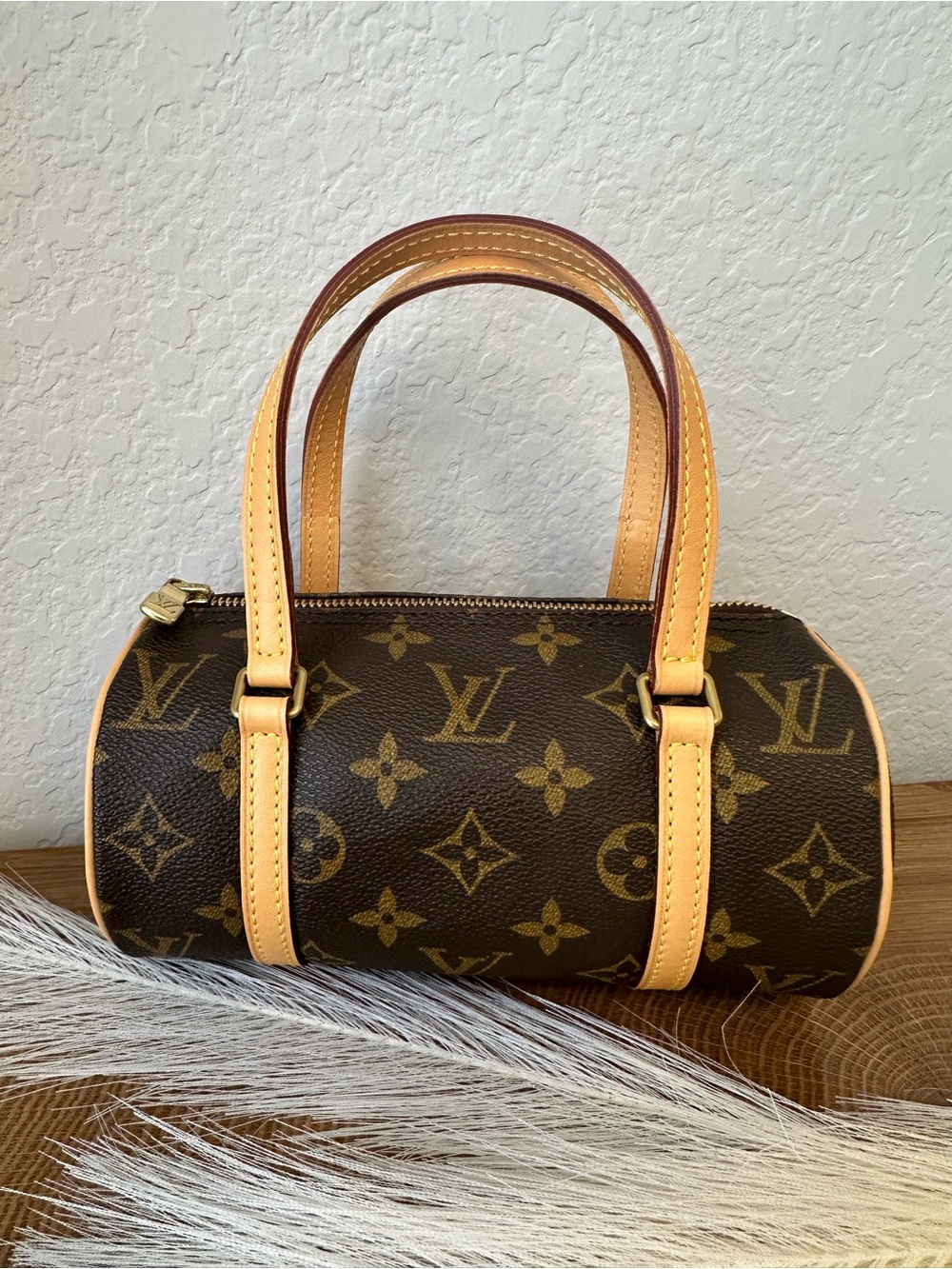 Louis Vuitton Brown Monogram Mini Papillon 10 Top-Handle Bag